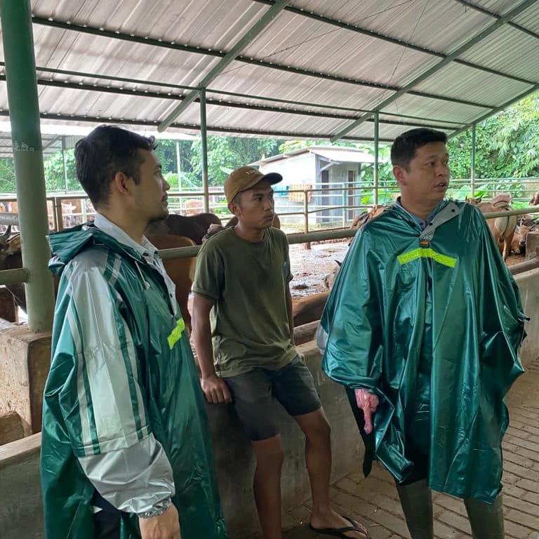 Giat Kewaspadaan Penyakit Mulut Dan Kuku Pmk Bersama Kejaksaan Negeri Lebak Di Kecamatan