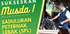 SUKSESKAN MUSDA I ( MUSYAWARAH DAERAH KE 1 ) SADULUR PETERNAK LEBAK ( SPL )