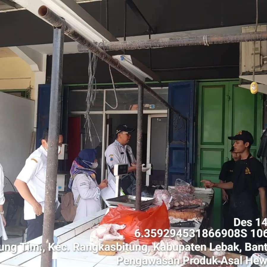 Pengawasan Peredaran Produk Hewan Di Kecamatan Rangkasbitung Dan