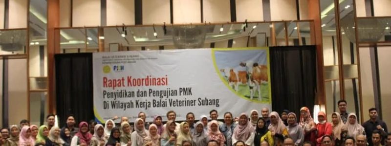 RAPAT KOORDINASI PENYIDIKAN & PENGUJIAN PENYAKIT MULUT & KUKU DI WILAYAH KERJA BALAI VETERINER SUBANG