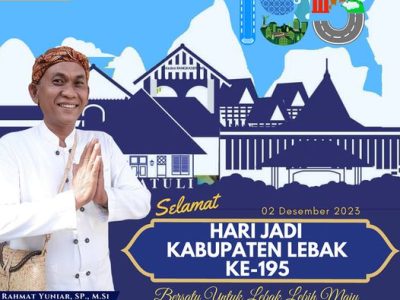 SELAMAT HARI JADI KABUPATEN LEBAK KE-195