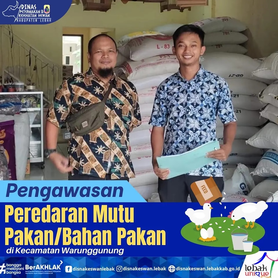 PENGAWASAN PEREDARAN MUTU PAKAN/BAHAN PAKAN DI KECAMATAN WARUNGGUNUNG ...